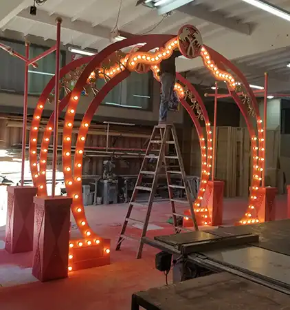 NYC set builders creating immersive environments